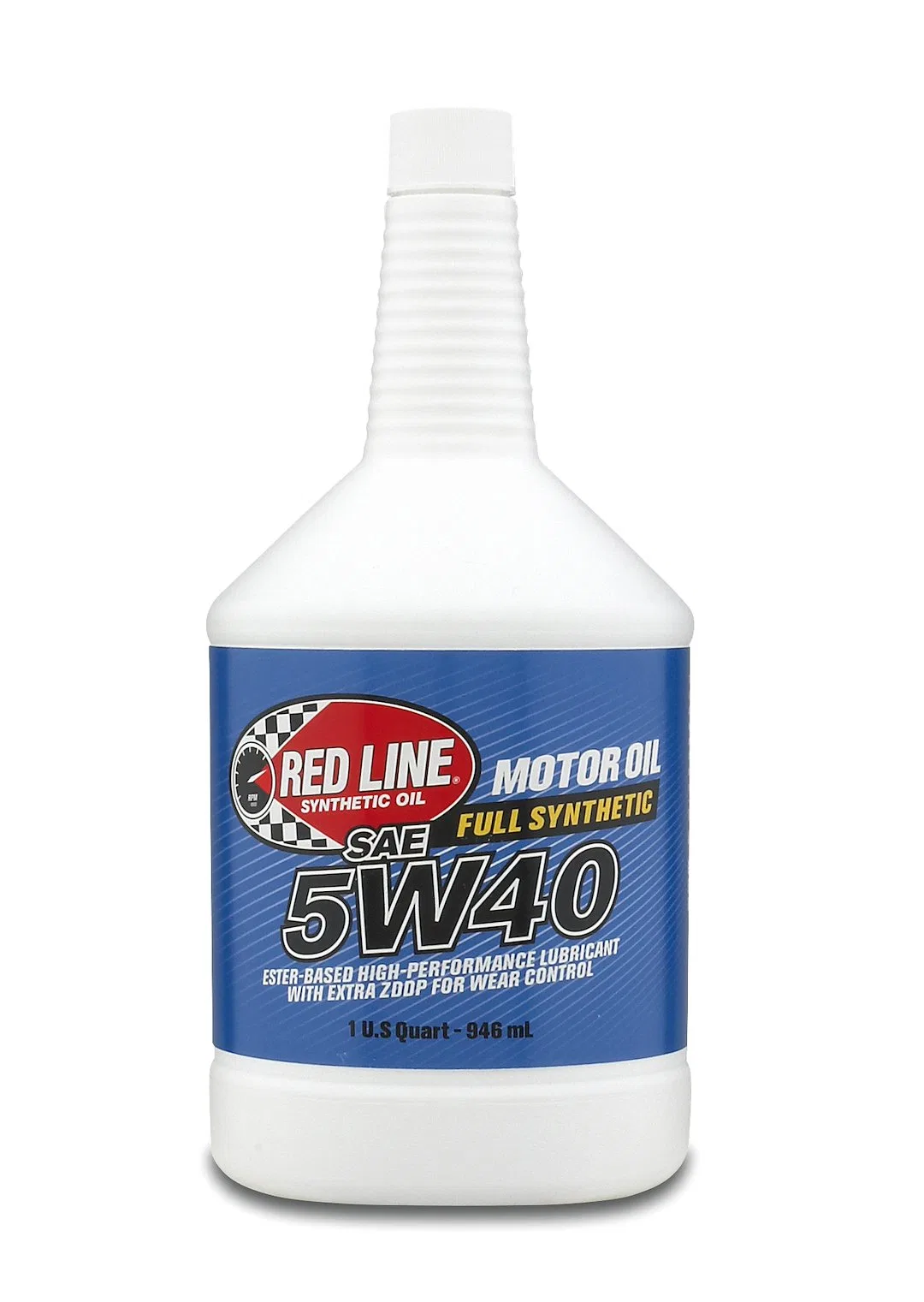 15404 – RED LINE Oil, SAE 5W-40 Synthetic 1 Quart Bottle Single